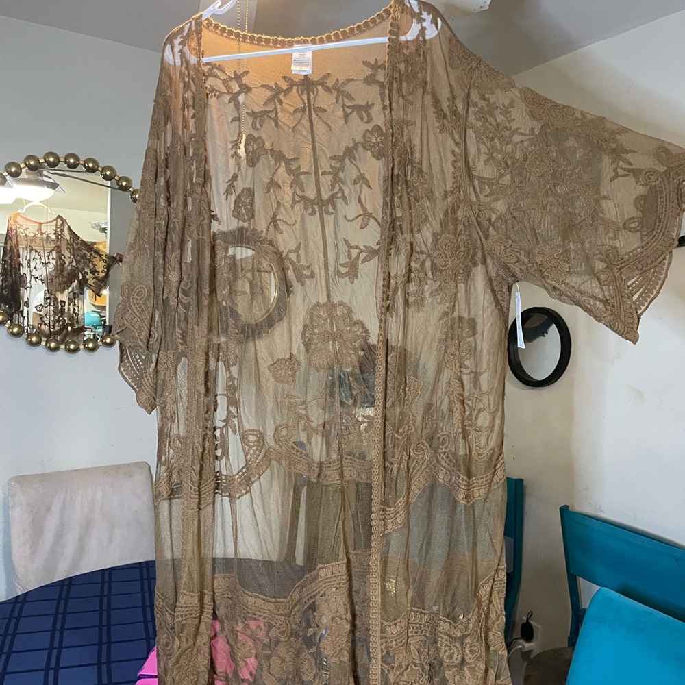 Mesh Swimsuit Coverup